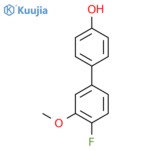 4-(4-Fluoro-3-methoxyphenyl)phenol structure