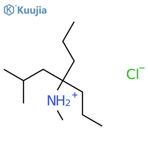 4-Heptanamine,N,2-dimethyl-4-propyl-, hydrochloride (1:1) structure