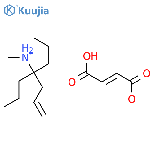 N-methyl-4-propylhept-1-en-4-aminium (2Z)-3-carboxyprop-2-enoate structure