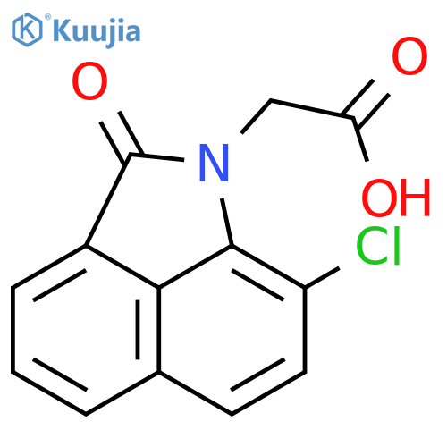 BENZ[CD]INDOLE-1(2H)-ACETIC ACID, 8-CHLORO-2-OXO- structure