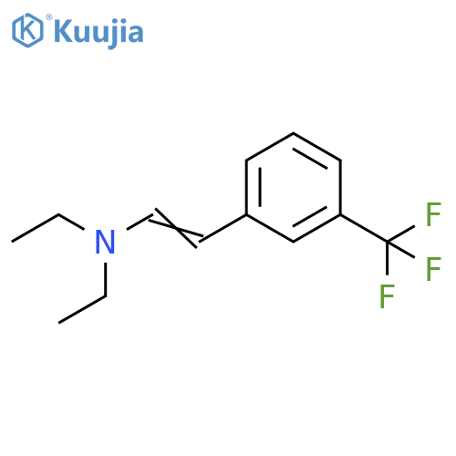 Ethenamine, N,N-diethyl-2-[3-(trifluoromethyl)phenyl]- structure
