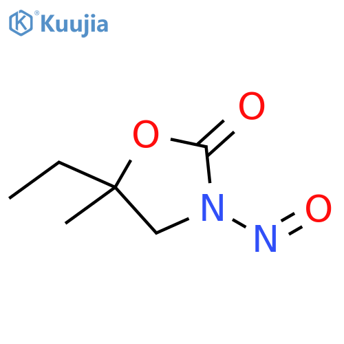 2-Oxazolidinone, 5-ethyl-5-methyl-3-nitroso- structure