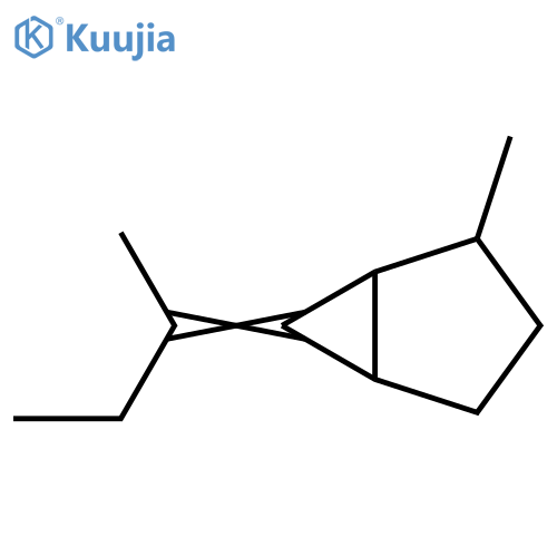 Bicyclo[3.1.0]hexane, 2-methyl-6-(1-methylpropylidene)- structure