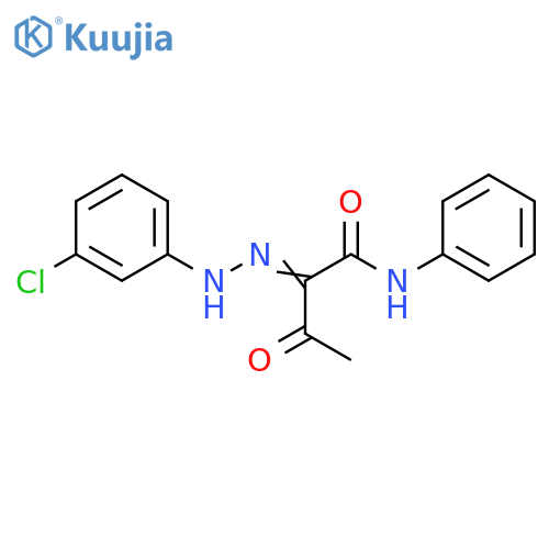 Butanamide, 2-[(3-chlorophenyl)hydrazono]-3-oxo-N-phenyl- structure