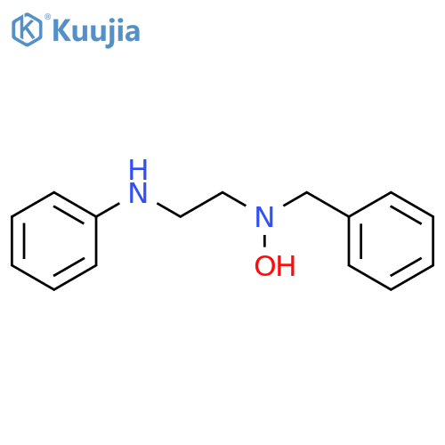 1,2-ETHANEDIAMINE, N-HYDROXY-N'-PHENYL-N-(PHENYLMETHYL)- structure