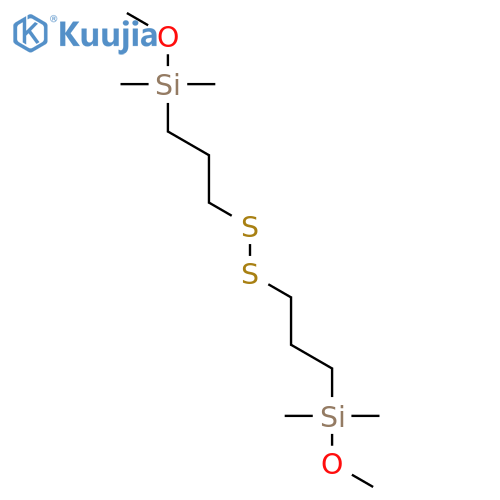 3,3,12,12-Tetramethyl-2,13-dioxa-7,8-dithia-3,12-disilatetradecane structure
