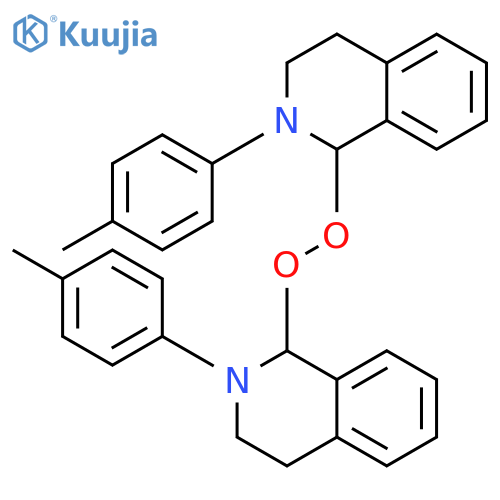 Isoquinoline, 1,1'-dioxybis[1,2,3,4-tetrahydro-2-(4-methylphenyl)- structure