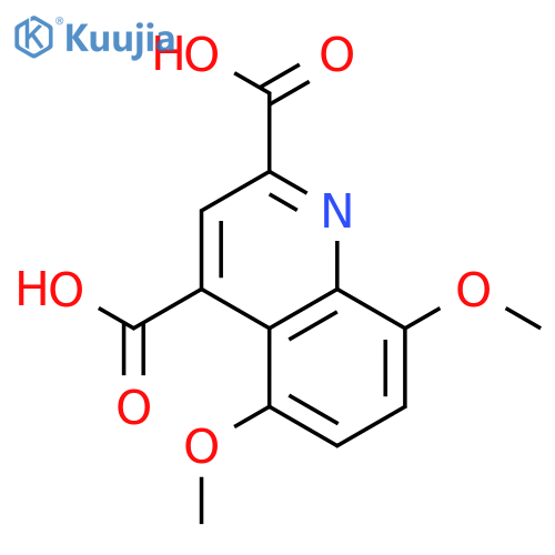 2,4-QUINOLINEDICARBOXYLIC ACID, 5,8-DIMETHOXY- structure