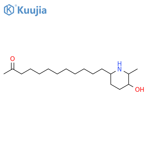 2-Dodecanone,12-[(2R,5R,6R)-5-hydroxy-6-methyl-2-piperidinyl]- structure