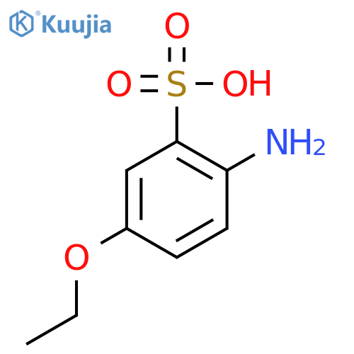 2-Amino-5-ethoxybenzenesulphonicacid structure