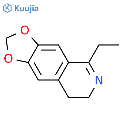 1,3-Dioxolo[4,5-g]isoquinoline, 5-ethyl-7,8-dihydro- structure
