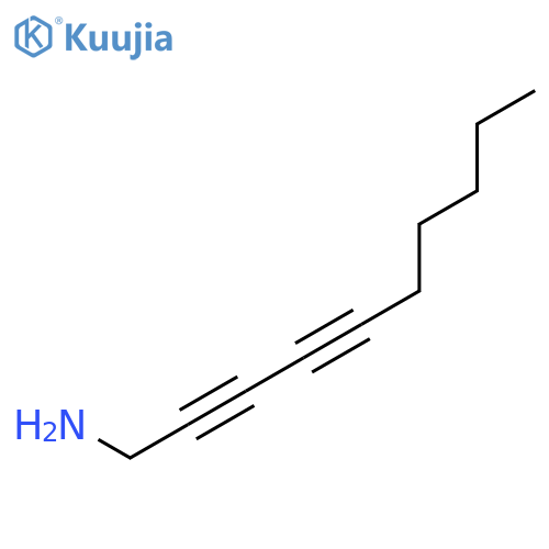 2,4-Decadiyn-1-amine structure