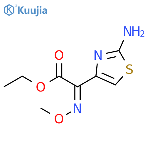 Ethyl (Z)-2-amino-4-thiazolyl(methoxyimino)acetate structure