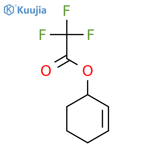 Acetic acid, trifluoro-, 2-cyclohexen-1-yl ester structure