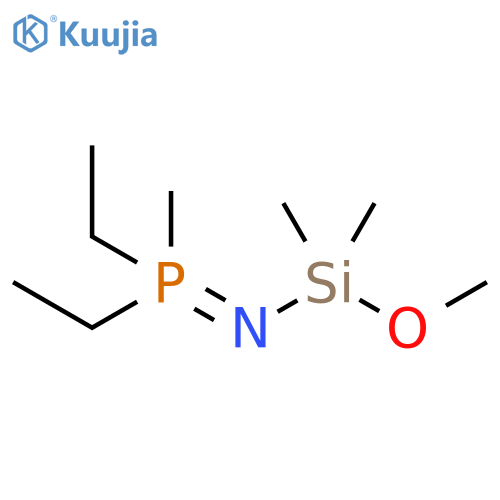Silanamine,N-(diethylmethylphosphoranylidene)-1-methoxy-1,1-dimethyl- structure