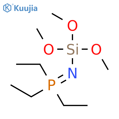 Silanamine, 1,1,1-trimethoxy-N-(triethylphosphoranylidene)- structure
