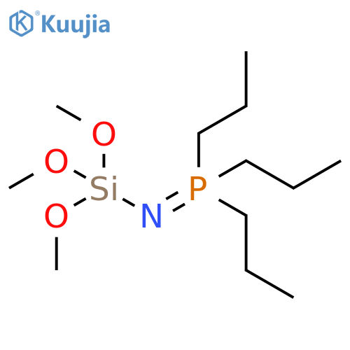 Silanamine, 1,1,1-trimethoxy-N-(tripropylphosphoranylidene)- structure