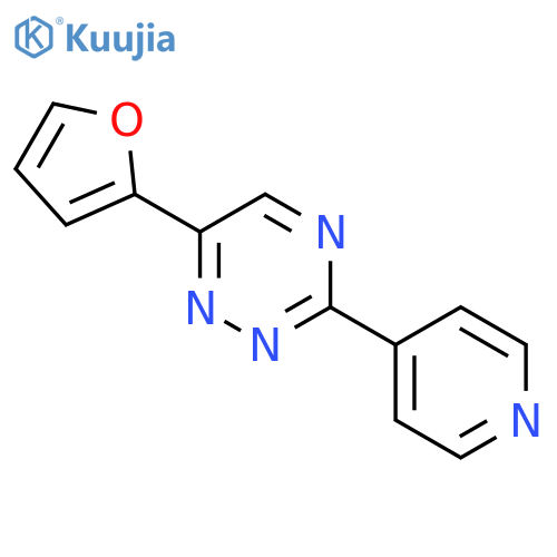 1,2,4-Triazine, 6-(2-furanyl)-3-(4-pyridinyl)- structure