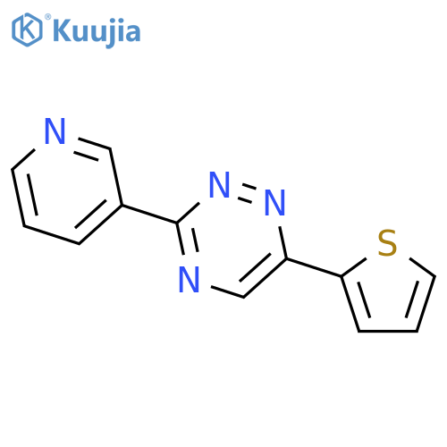 1,2,4-TRIAZINE, 3-(3-PYRIDINYL)-6-(2-THIENYL)- structure