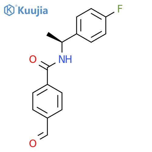 BENZAMIDE, N-[(1S)-1-(4-FLUOROPHENYL)ETHYL]-4-FORMYL- structure