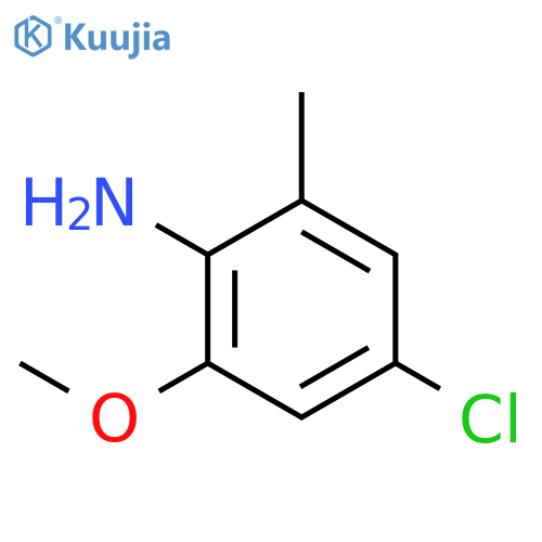 4-Chloro-2-methoxy-6-methylaniline structure