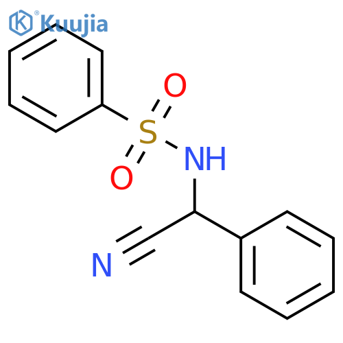 Benzenesulfonamide, N-(cyanophenylmethyl)- structure