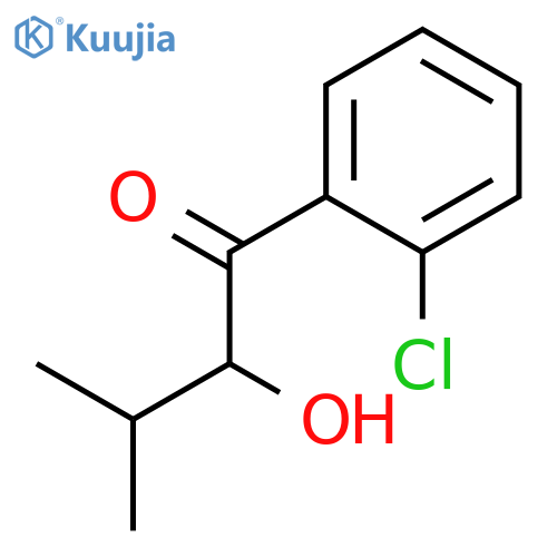 1-BUTANONE, 1-(2-CHLOROPHENYL)-2-HYDROXY-3-METHYL- structure