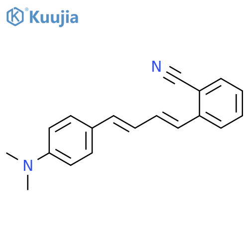 Benzonitrile, 2-[(1E,3E)-4-[4-(dimethylamino)phenyl]-1,3-butadienyl]- structure