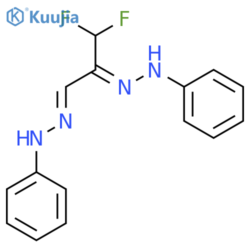 Propanal, 3,3-difluoro-2-(phenylhydrazono)-, phenylhydrazone structure