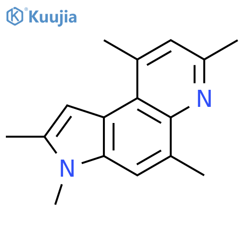 3H-PYRROLO[3,2-F]QUINOLINE, 2,3,5,7,9-PENTAMETHYL- structure