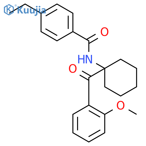 Benzamide, 4-ethyl-N-[1-(2-methoxybenzoyl)cyclohexyl]- structure