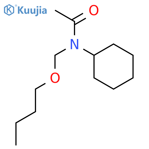 Acetamide, N-(butoxymethyl)-N-cyclohexyl- structure