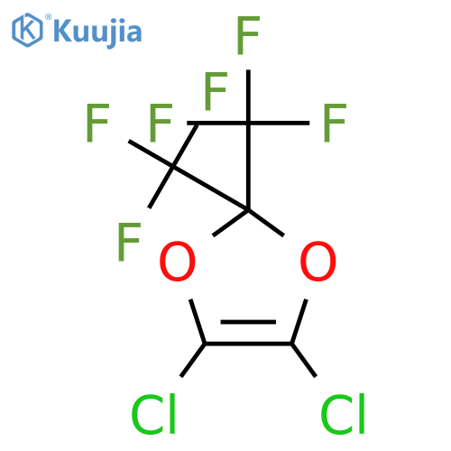 1,3-Dioxole, 4,5-dichloro-2,2-bis(trifluoromethyl)- structure