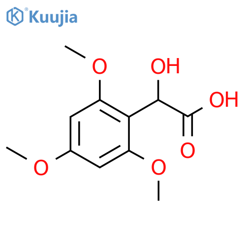 2-hydroxy-2-(2,4,6-trimethoxyphenyl)acetic acid structure