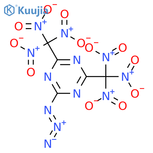 1,3,5-TRIAZINE, 2-AZIDO-4,6-BIS(TRINITROMETHYL)- structure