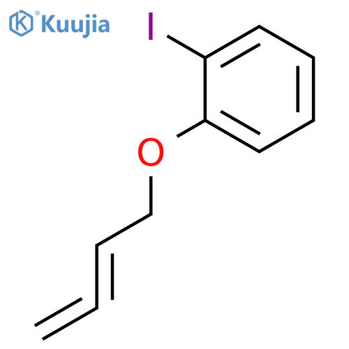 Benzene, 1-(2,3-butadienyloxy)-2-iodo- structure