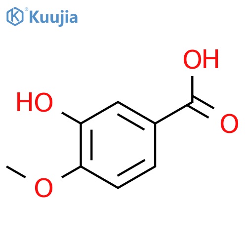 Isovanillic acid structure