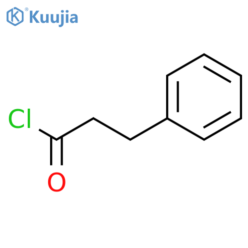 3-phenylpropanoyl chloride structure