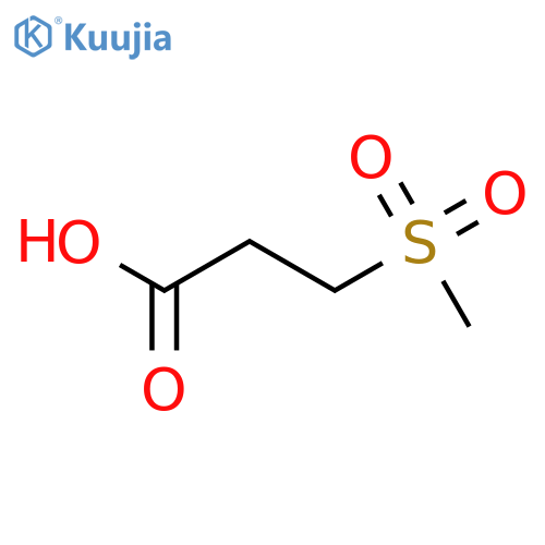 3-methanesulfonylpropanoic acid structure