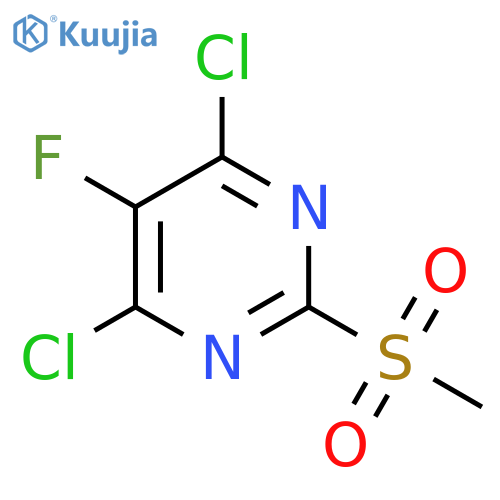 4,6-Dichloro-5-fluoro-2-(methylsulfonyl)pyrimidine structure