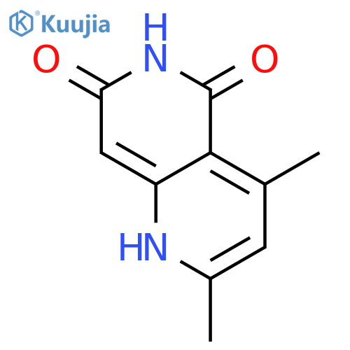 1,6-Naphthyridine-5,7(1H,6H)-dione, 2,4-dimethyl- structure