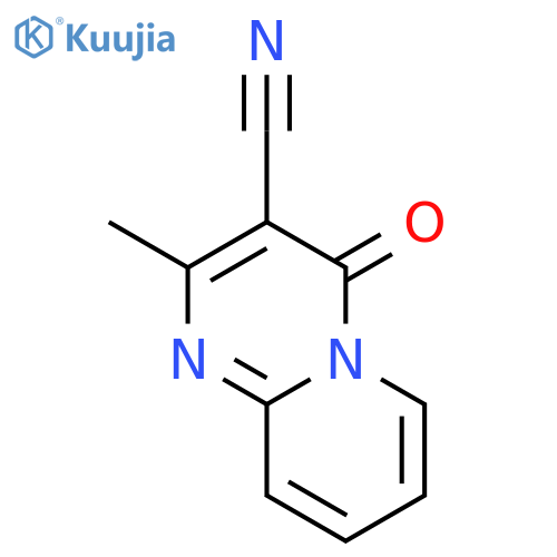 2-methyl-4-oxopyrido[1,2-a]pyrimidine-3-carbonitrile structure