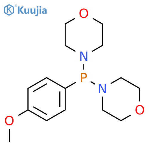 4,4'-[(4-Methoxyphenyl)phosphanediyl]bis(morpholine) structure