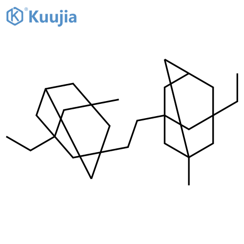 TRICYCLO[3.3.1.13,7]DECANE, 1,1'-(1,2-ETHANEDIYL)BIS[3-ETHYL-5-METHYL- structure