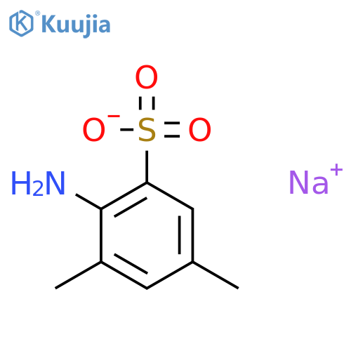Sodium 2-amino-3,5-dimethylbenzenesulfonate structure