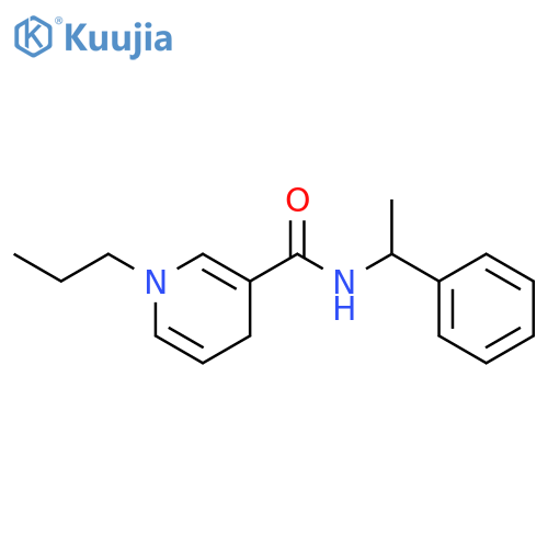 3-Pyridinecarboxamide, 1,4-dihydro-N-(1-phenylethyl)-1-propyl- structure