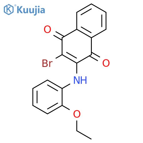 1,4-Naphthalenedione, 2-bromo-3-[(2-ethoxyphenyl)amino]- structure