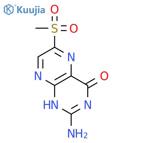 4(1H)-PTERIDINONE, 2-AMINO-6-(METHYLSULFONYL)- structure