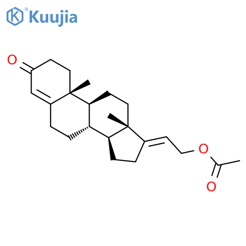 PREGNA-4,17(20)-DIEN-3-ONE, 21-(ACETYLOXY)-, (17E)- structure