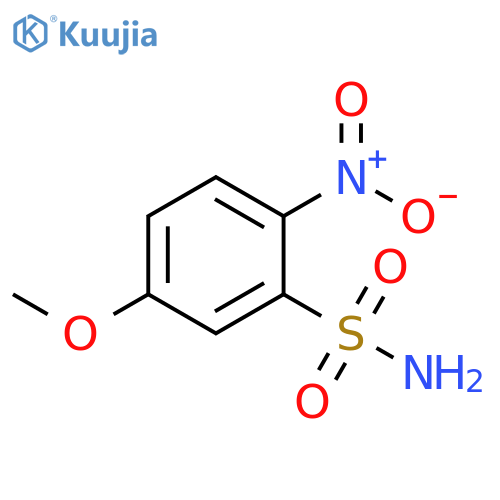 5-methoxy-2-nitrobenzene-1-sulfonamide structure